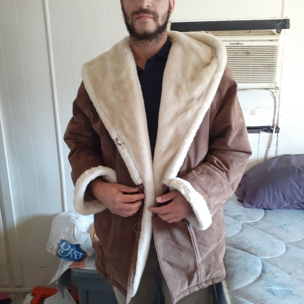Charles Klein Suede Coat